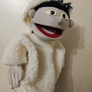 VTG Puppet Productions BOY SHEEP Clothes Hand Puppet 70s 80s 14 in